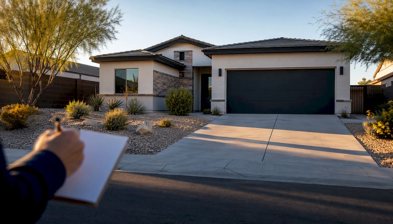 Las Vegas suburban investment property exterior
